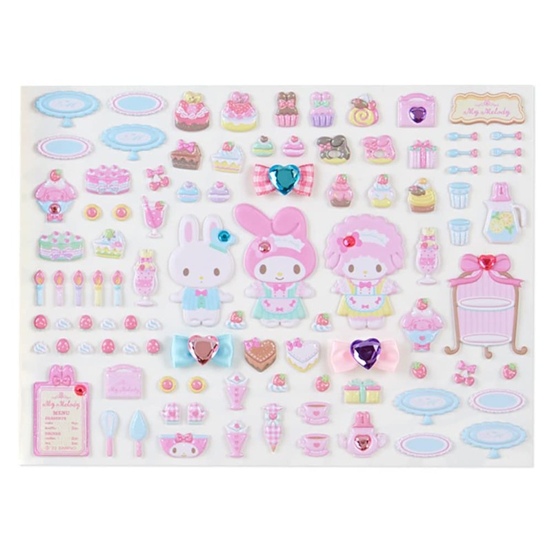 Sanrio 223387 My Melody Play Sticker Set