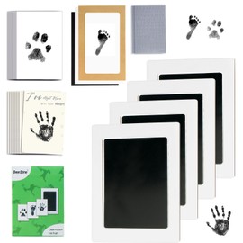 DeerZone Inkless Paw Print Kit,Dog Paw Print Kit,Dog Nose Print Kit,Clean Touch Ink Pads and Imprint Cards,Pet Paw Print Impression Kit for Dogs Cats Footprint Keepsake