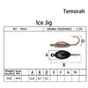 Temorah Ice Jig Kit (Assorted, TINIJA-10 14PCS)