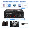 Amplifier Home Audio,BT-298A Bluetooth Amplifier 2.0CH Stereo Receivers RMS 40W+40W