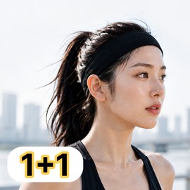 커벨 스포츠 헤어밴드 땀흡수 잘되는 러닝 헤어밴드 Kovel Sports Hair Band - Absorbent Running Hair Band