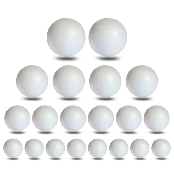 MCE-Commerce A3099220 Polystyrene Ball Mix Pack of 20 in 4