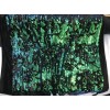 New Creations Fabric And Foam Inc GREEN IRIDESCENT SEQUINS ON