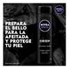 Espuma para afeitar NIVEA MEN Deep antibacterial con carbón activo