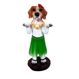 Franchise Figurine Company Hula Dog Dashboard Doll Car Accessories Bobblehead for Van Life and Beach Creations | German Shepherd | Golden Retriever | Labrador Retriever (Beagle)