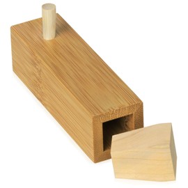 Morikuru TK08-01 Meal Container, Birch Bamboo, Made in Japan, Wooden Container, Seasoning Container, Single Flavor Container