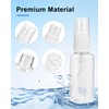 UCEC Clear Plastic Bottles for Essential Oils, 1oz/30ml Empty Small