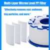 10Pcs Sink Water Filter Faucet Cartridges Replace Set, Universal 360