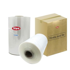 SIPA 19" 125 Gauge Polyolefin Shrink Film Heat Wrap POF Centerfold 2100 feet (1)