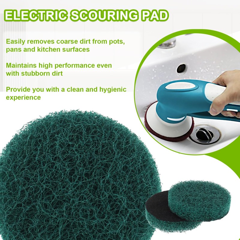 EPLZON 16pcs Kitchen Pads Power Scrubber Pads Set Electric Scrubber