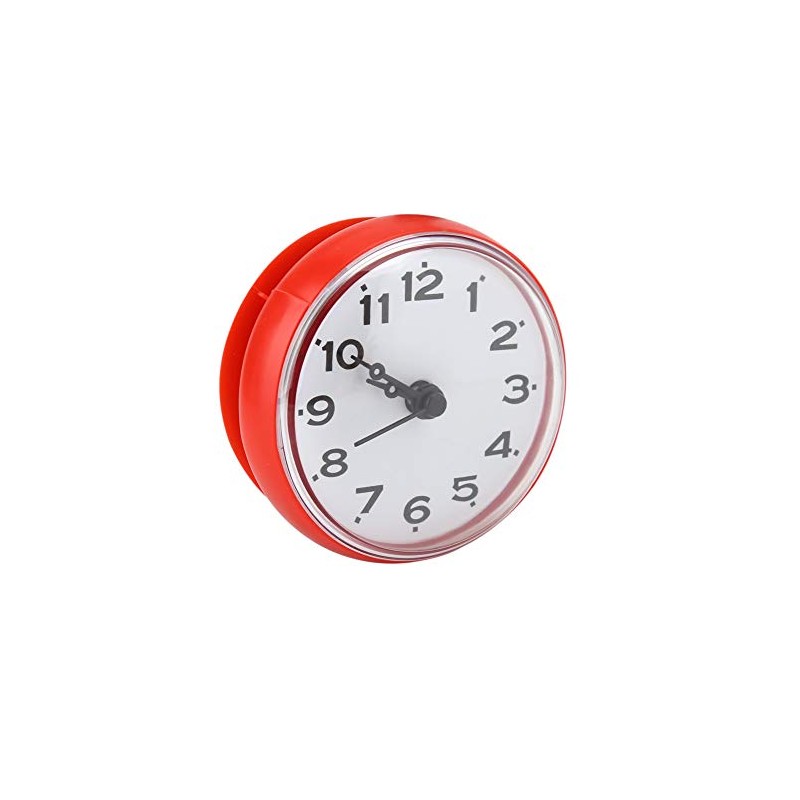 Shower Clock, Attached Bathroom Clock, Waterproof Clock Silent Sweep for