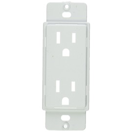 TayMac MWAD20W Masque 5000 Series Nonmetallic Adapter Plates, Duplex, White Textured