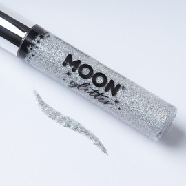 Moon Glitter - Holographic Glitter Eye Liner - 10ml - For mesmerising glittery eye styles - Silver