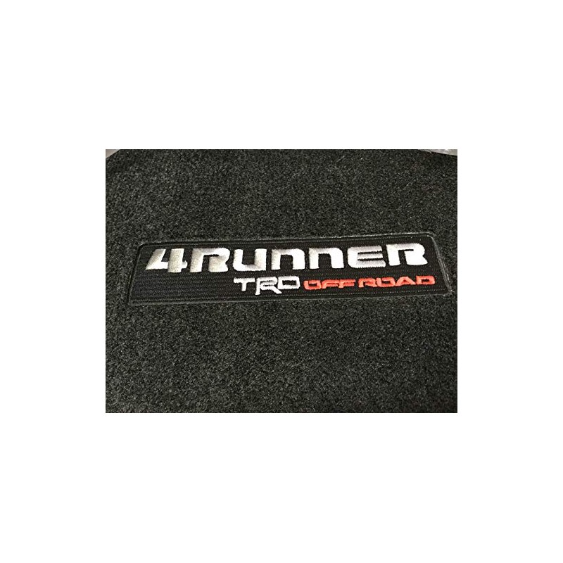 TRD Toyota 4Runner Off Road Black Carpet Floor Mats