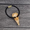 Carykon 10PCS Women Hair Tie Alloy Crow Skull Elastic Ponytail