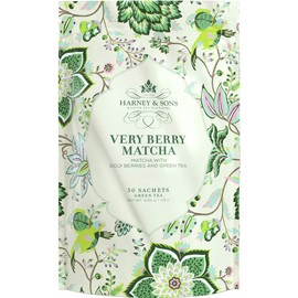 Harney & Sons Very Berry Matcha Tea, 50ct sachet bag