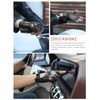 GSG Mens Fingerless Leather Gloves Driving Cycling Motorcycle Half Gloves