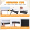 2 Pack Temporary Blackout Blinds, 150 * 60cm Stick on