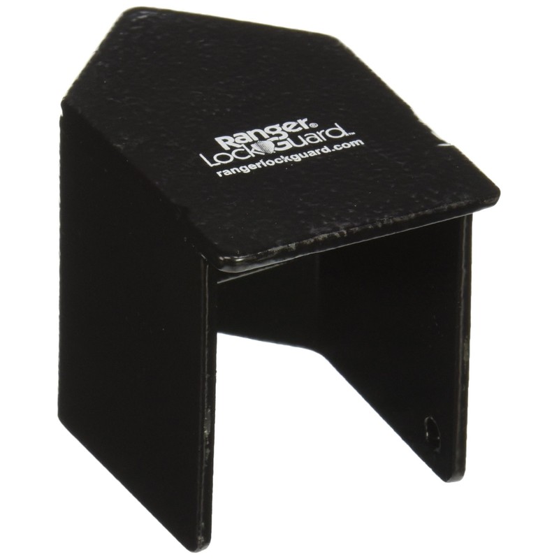 Padlock Guard, Hardened Steel, Blk, 2-3/4"L