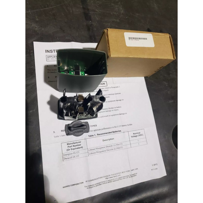 Harris L123 Battery Holder RF-5911-PS002 for PRC-152/153