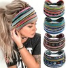 NERTNJIFOR Boho Headbands For Women Fashion Stretch Wide Hairbands Knoted