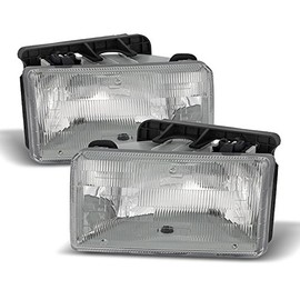 ACANII - For 1991-1996 Dodge Dakota Replacement Headlights Headlamps 91-96 Driver+Passenger Driver + Passenger Side