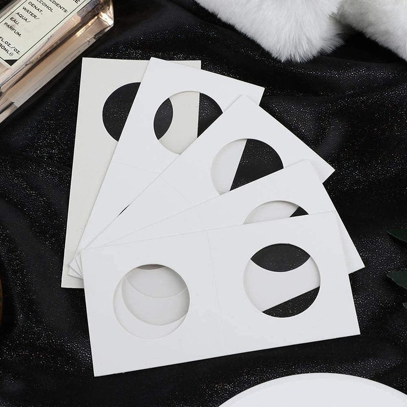 Coin Holder Round Window Coin Collecting Coin Storage Paper Holder