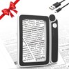 MoKo Magnifying Glass for Reading, Rechargeable 4X Full Page Book