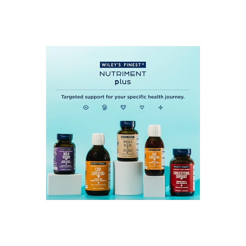 Wileys Finest Wild Alaskan Fish Oil Colesterol Sop 90 softgel