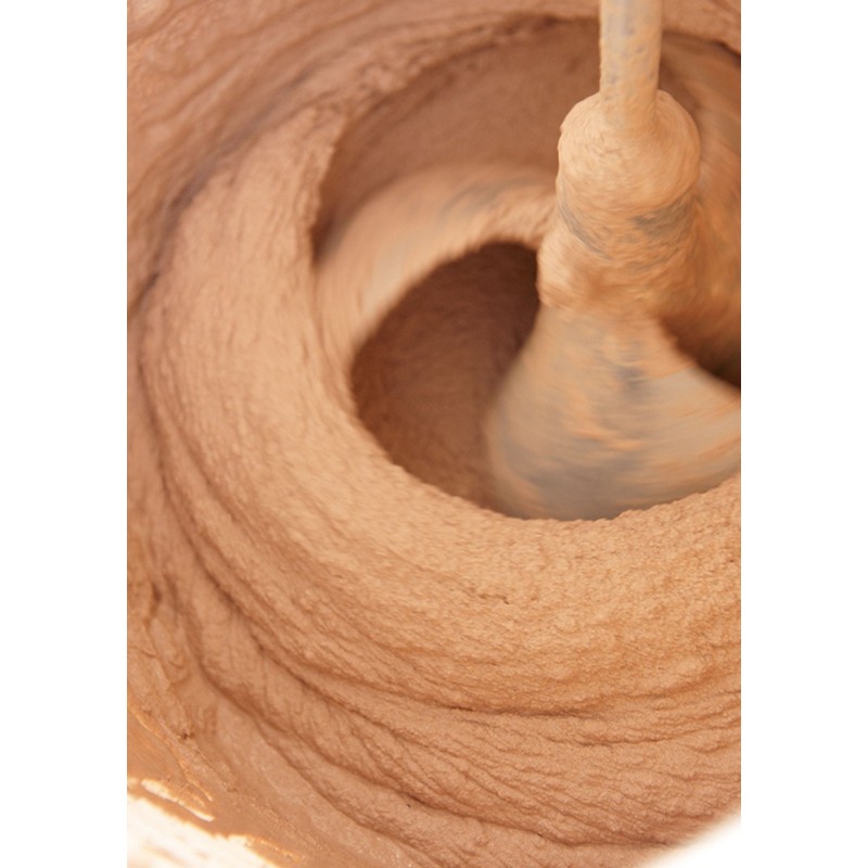 soil D347 WH Diatomaceous Earth Coasters, Large, Square, Set of