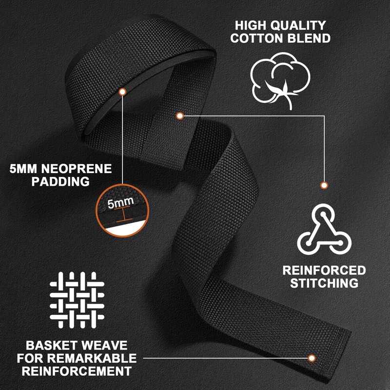 Lifting Straps - Wrist Straps for Men and Women