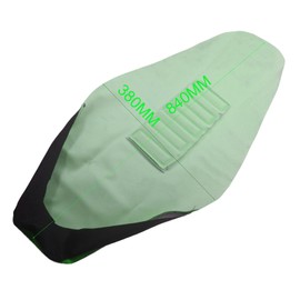 Motorcycle Universal Seat Cover non-slip thick 3D particles suitable Rubber Striped Grip Gripper Soft For CRF WR WRF RMZ YZF SXF EXC EXC XC SX CR KLX 250 Dirt Pit Bike Motocross (Orange) (Green)