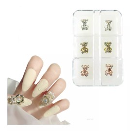 Mouyic Dijes Cristales Para Uñas Unicornios Osos Moños Etc