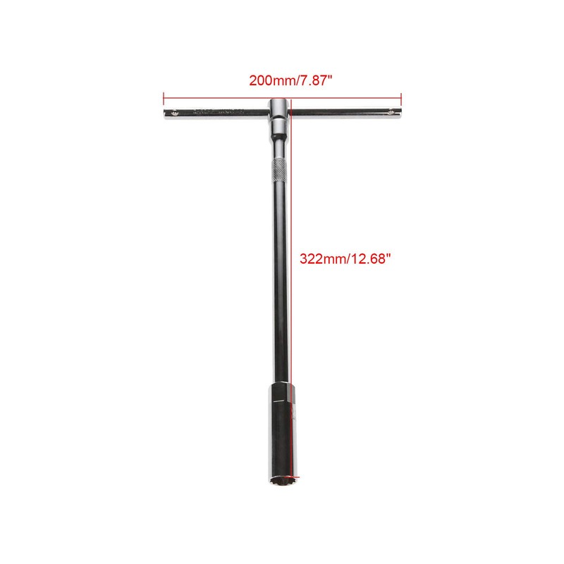 MUXSAM 3-Piece Set T-Bar Handle Plug Socket Plug Wrench Spark