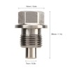 Engine Magnetic Oil Drain Plug DP015 M14x1.25mm Screw Bolt Sump