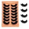False Eyelashes Cat Eye Lashes 20MM Fluffy Wispy Strip Lashes,