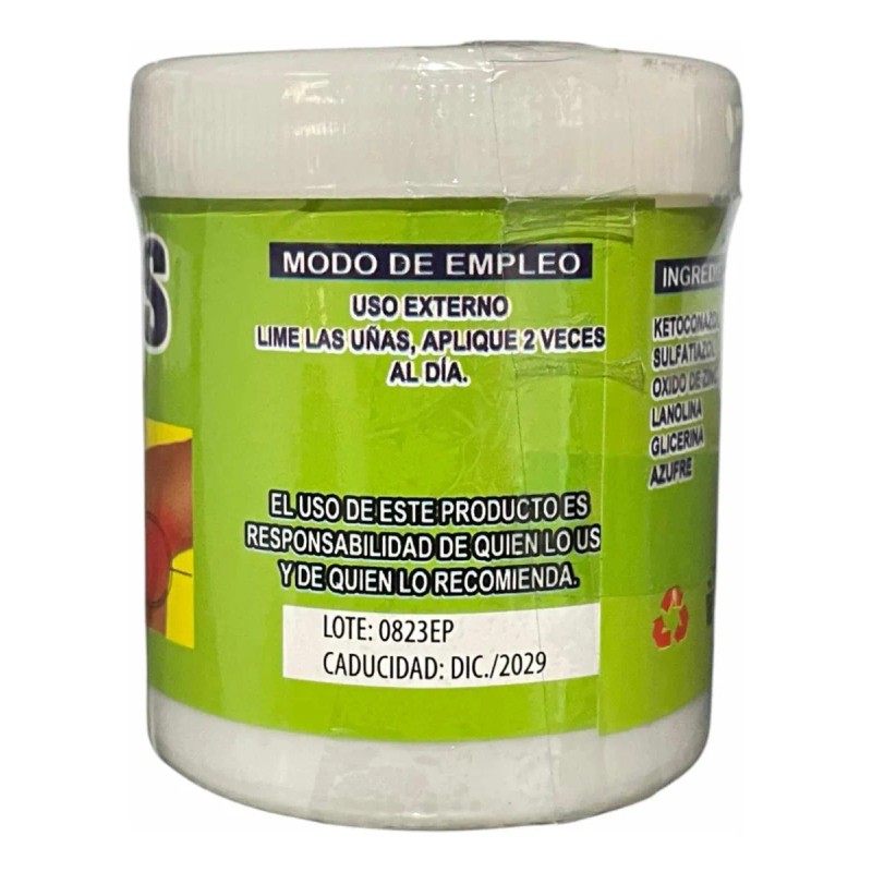 Pomada Antimicótica Para Hongos Y Comezón 125 Gr