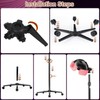 Hooded Hair Dryer, Professional Standing Hair Dryer with Time Setting,