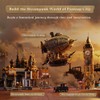 PANTASY Steampunk Airship Model Kit for Adults, Dual-Layer Zeppelin with