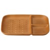 Masakazu NH home Wood Grain Toast Plate (CC) Natural Size: