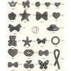 DoDoBeads 22 Pcs Junk Case Charms – Big Black Bling