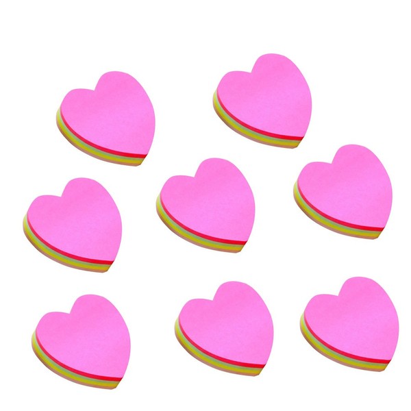 YEJI Random Color 8pcs Sticky Notepads Self-Adhesive Paper Post Notes