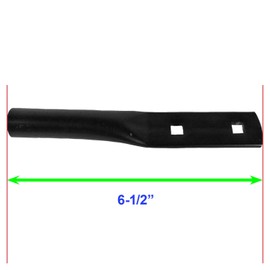 Jake Sales - Wood Gate Latch w/Handle - Wood Fence Latch Gate Kit, Wood Fence Gate Latch Opens for Either Side of Gate - Wood Gate Hardware Black