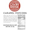 Colby Ridge Fresh Caramel Gourmet Craft Popped Gluten Free Popcorn