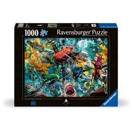 Ravensburger DC Collector's Edition - Aquaman 1000 Piece Jigsaw Puzzle | Unique Softclick Technology | Striking Artwork | Perfect for DC Fans