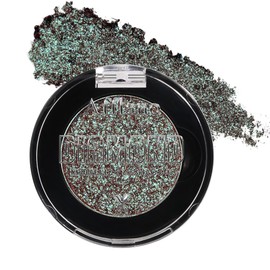 Afflano Duochrome - Ombretto metallizzato, prugna, malva, verde, glitterato, altamente pigmentato, a lunga durata, stratificabile, marrone e verde, per occhi e viso da donna