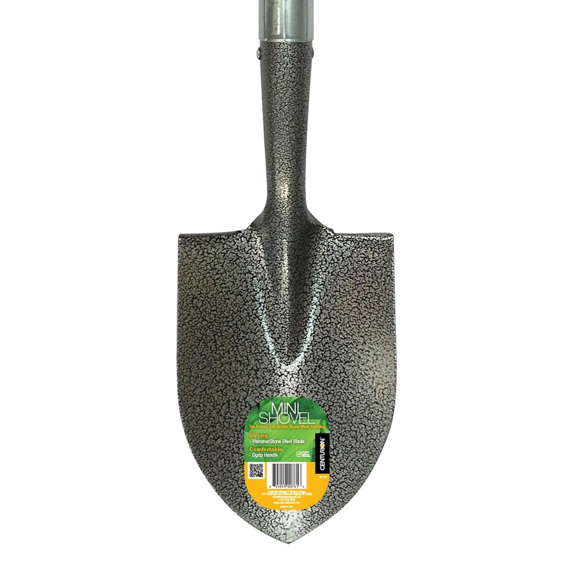 Centurion 761 D-Handle Fiberglass Round Point Shorty Shovel, 26.5 Inch