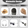 Ganchos de sombrero colgador,Soportes para tapas de pared,Perchero para gorras