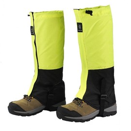 Windproof hiking ankle tosh, long spats, winter gaiters trekking white