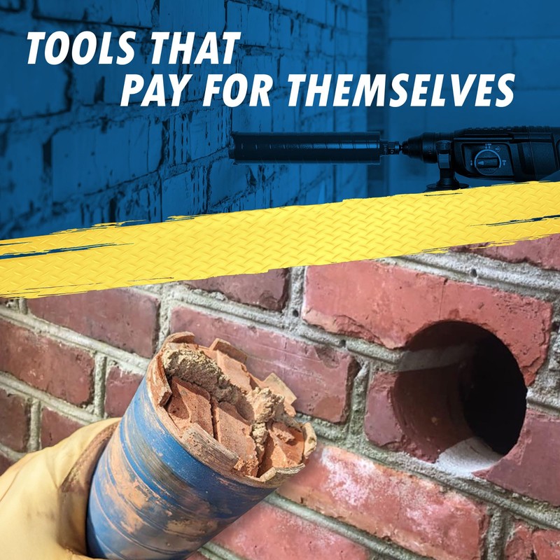 5" Dry Diamond Core Drill Bits for Brick and Block,